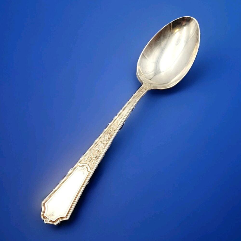 1847 Rogers Bros Ancestral Silverplate Serving Spoon Discontinued